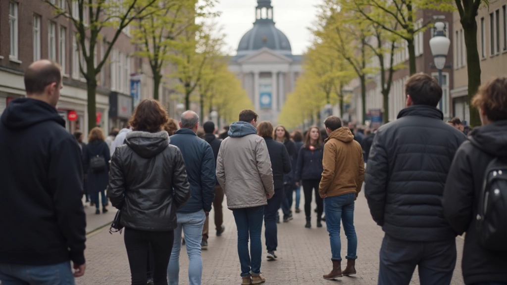 Diverse mensen in het dagelijks leven in Nederland, authentieke sociale situaties